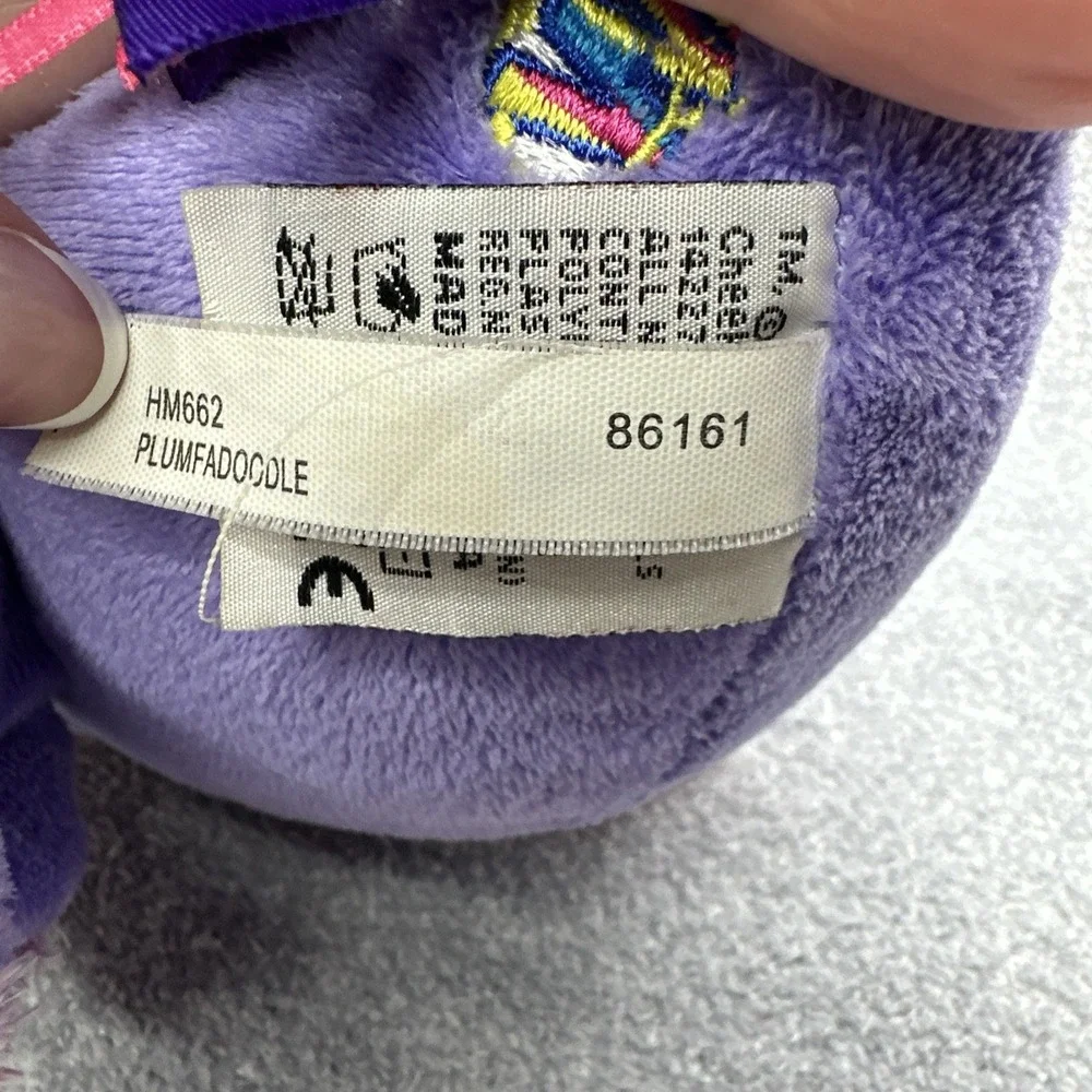 Webkinz Plumfadoodle Plush Purple Pink‎ Bird Stuffed Animal HM662 No Code